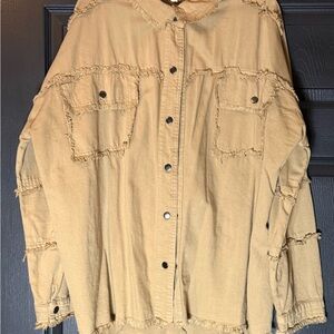 Elan Beige “Rock & Roll” women’s Casual Jacket